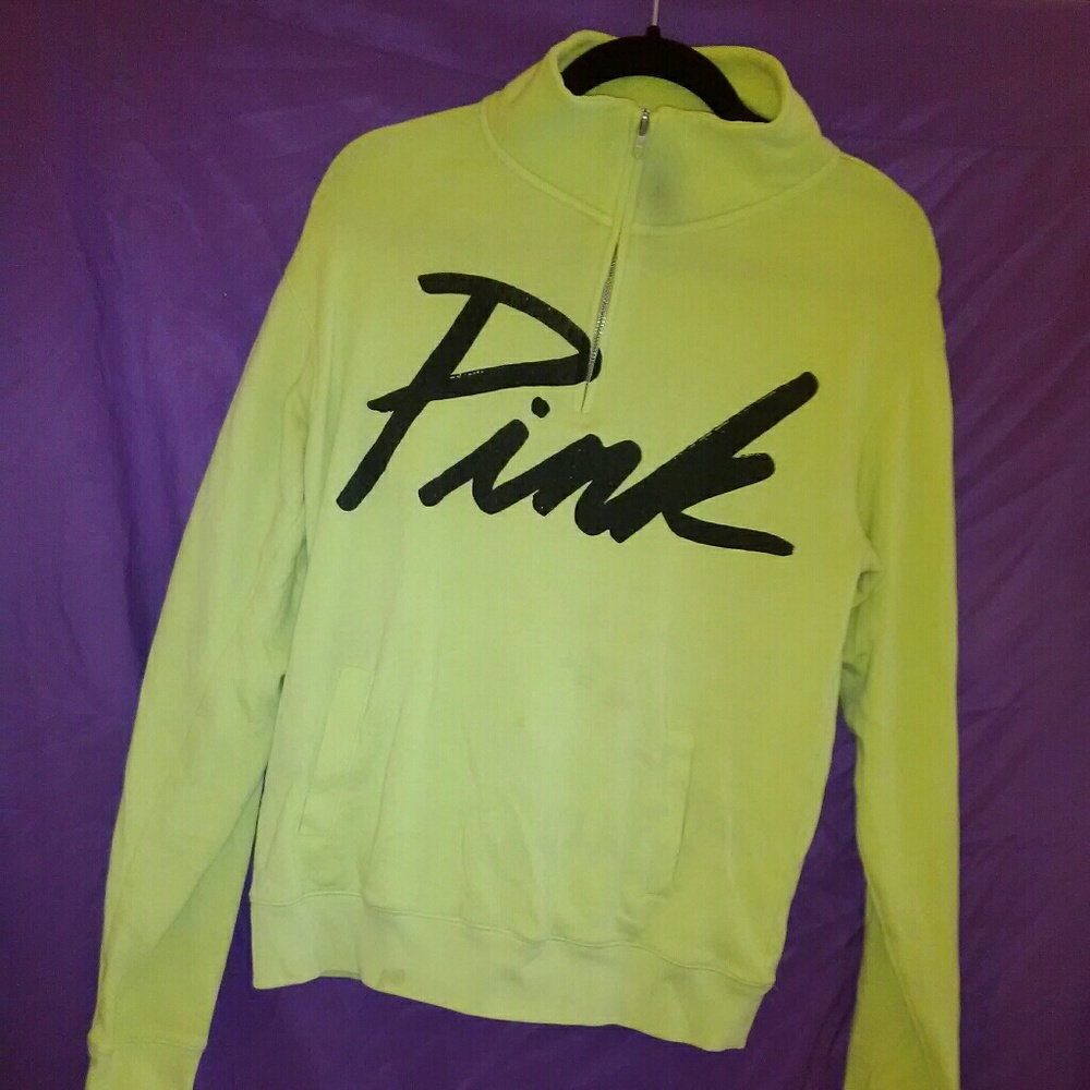 NWOT PINK quarterzip ✨